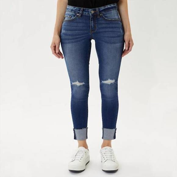 KanCan Cuffed Midrise Jeans